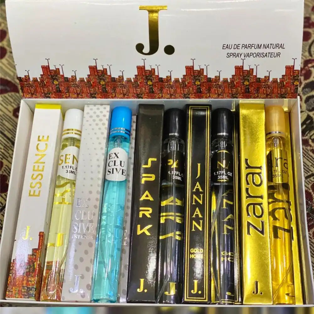 J. Pocket Perfume Set of 5 (35ml Each)